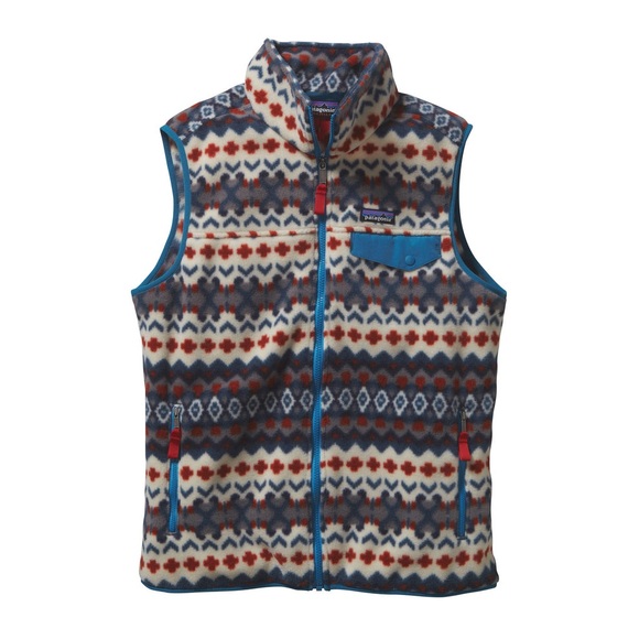 Patagonia Fleece Aztec Snap-T Synchilla Vest